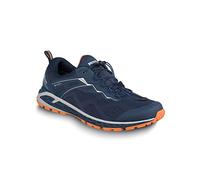 Meindl Power Walker 3.0 - Zapatillas de senderismo ligeras para hombre, corte bajo, color azul, Color naranja marino., 47 EU Ancho