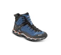 Meindl - Zapatillas de senderismo Hombre - Lite Hike GTX Bleu/Orange de Cuero - Talla 7,5 UK - Azul Azul 7.5 UK