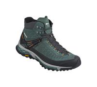 Meindl - Zapatillas de senderismo Hombre - Top Trail Mid GTX Loden/Orange - Talla 11,5 UK - Gris Gris 11.5 UK