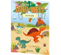 Meine Dino-Welt - Stickerspaß: Erwecke die Dinosaurier mit über 50 Stickern zum Leben! - Mit spannenden Fakten über die Urzeitriesen und einer lustigen Geschichte für Kinder ab 5 Jahren