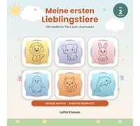 Meine ersten Lieblingstiere: Mein erstes großes Tier-Malbuch - 54 große Motive zum Ausmalen, einseitig bedruckt, mit Tiernamen, ab 2 Jahren