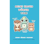 Meine ersten Wörter - Tiere: Mehrsprachiges Kinderbuch mit Aussprachehilfe (Deutsch-Türkisch-Ukrainisch) für Kinder von 0-4 Jahren