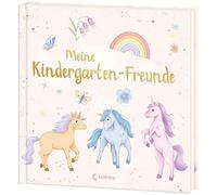 Meine Kindergarten-Freunde (neu) - Einhörner: Wunderschönes Eintragbuch für die besten Freund*innen aus dem Kindergarten - Das perfekte Geschenk für Einhornfans ab 3 Jahren