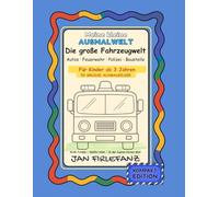 Meine kleine Ausmalwelt - Die große Fahrzeugwelt: Kompakt Edition | 52 einfache Fahrzeuge zum Ausmalen für Kinder ab 3 Jahren | Autos, Bagger, Traktoren, Feuerwehr & viele mehr