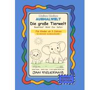 Meine kleine Ausmalwelt - Die große Tierwelt ( Kompakt-Edition ): 52 Motive aus Bauernhof, Wald, Zoo & Safari | Ruhiges Ausmalbuch mit großen Formen für Kinder ab 3 Jahren