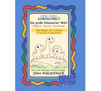 Meine kleine Ausmalwelt - Dinosaurier (Kompakt-Edition): Kompakt-Edition mit 52 großen Ausmalbildern - Liebevoll gestaltetes Dinosaurier-Malbuch für Kinder ab 3 Jahren