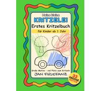 Meine kleine Kritzelei - Erstes Kritzelbuch: 33 große Kritzelmotive für Kinder ab 1 Jahr - Viel Platz für erste Linien, Striche und freies Kritzeln | ... und kleine kreative Momente zwischendurch