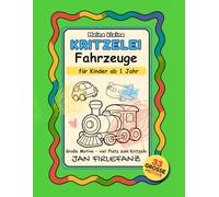 Meine kleine Kritzelei - Fahrzeuge - mit 33 großen Kritzelmotiven: Erstes Kritzelbuch für Kinder ab 1 Jahr - Viel Platz für erste Linien, Striche und freies Kritzeln mit Autos, Baggern und Traktoren