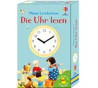 Meine Lernkarten - Die Uhr lesen: die Uhrzeit lesen lernen, für analoge und digitale Uhren - Karten-Set für Kinder ab 5 Jahren
