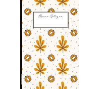 Meine Notizen Buch A5: Notizbuch liniert ein herbstliches Jahreszeiten Notizheft Herbstmotiv auf Schreibheft als Herbst Tagebuch oder Kladde mit Kastanien und Laubblätter Geschenk für Mädchen