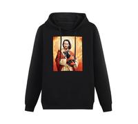 meiningjing Men's Keanu Reeves Jesus Hugs Puppy Men Hoody SweatershirtHooded Black XXL