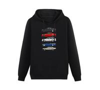 meiningjing Stack of W124 E Class Men Pullover Hoodys Round Collar Tops Long Sleeve O-Neck Men Youth Car Styling Hoody Black 3XL