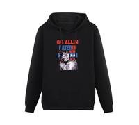 meiningjing T Sweatershirt GG Allin Punk Rock Murder Junkies Hated In The Nation Cult Vintage Retro Long Sleeve Hoody Fashion Black XXL