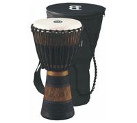 Meinl 10" Original African Rope Tuned Wood Djembe Brown/Black