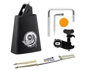 Meinl AN-BB Cowbell Anika Nilles Signature Beat Bell 4,5 pulgadas con baquetas keepdrum