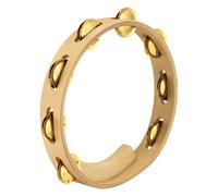 Meinl Artisan Edition Tambourine 1 Row Solid Brass Jingles Maple