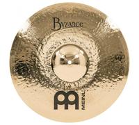 Meinl Cymbals Byzance Brilliant Plato Heavy Hammered Crash de 18 pulgadas (45,72cm) Platillos de Batería - Bronce B20, Acabado Brillante, (B18HHC-B)