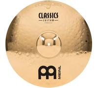 Meinl Cymbals Classics Custom Brilliant Plato Crash Medium de 18 pulgadas (45,72cm) Platillos de Batería - Pareja - Bronce B12, Acabado Brillante (CC18MC-B)