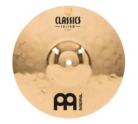 Meinl Cymbals Classics Custom Brilliant Plato Trash Stack de 12 pulgadas (30,48cm) con Agujeros - Pareja - Platillos de Batería - Bronce B12, Acabado Brillante (CC-12STK)