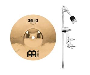 Meinl Classics Custom 8" Splash Cymbal & Gear4music Multiple Grabber Arm