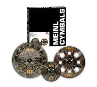 Meinl Classics Custom Dark CCD101618, Juego de platillos de efecto, bronce