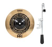 Meinl Classics Custom Dual 10 Splash & Gear4music Deluxe Weighted Cymbal Grabber Arm
