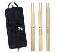 Meinl Compact Stick Bag & 7A Wood Tip Drumsticks