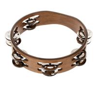 MEINL PERCUSSION - CTA2WB - Tambourine wood 8" brown cymb brass