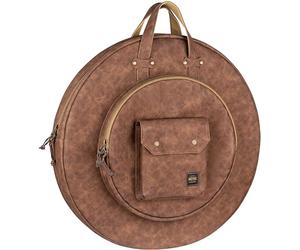 Meinl Cymbals Bolsa para platillos de 22 pulgadas, Vintage Hyde, correas ajustables para mochila, tela resistente y agarre de transporte (MVHC22LB)
