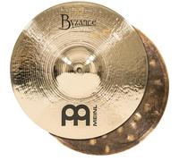 Meinl Cymbals Byzance Brilliant Derek Roddy Plato Serpents Hihat de 13 pulgadas (33,02cm) Platillos de Batería - Pareja - Bronce B20, Acabado Brillante (B13SH-B)