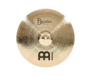 Meinl Cymbals Byzance Brilliant Plato Crash Medium Thin de 17 pulgadas (43,18cm) Platillos de Batería - Bronce B20, Acabado Brillante (B17MTC-B)