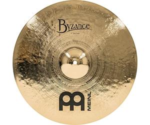 Meinl Cymbals Byzance Brilliant Plato Crash Thin de 17 pulgadas (43,18cm) Platillos de Batería - Bronce B20, Acabado Brillante (B17TC-B)