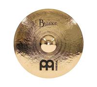 Meinl Cymbals Byzance Brilliant Plato Crash Thin de 18 pulgadas (45,72cm) Platillos de Batería - Bronce B20, Acabado Brillante (B18TC-B)