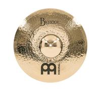 Meinl Cymbals Byzance Brilliant Plato Heavy Hammered Crash de 18 pulgadas (45,72cm) Platillos de Batería - Bronce B20, Acabado Brillante, (B18HHC-B)