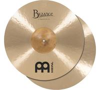 Meinl Cymbals Byzance - Par de hihats polifónicos tradicionales de 15 pulgadas, fabricados en Turquía, bronce B20 martillado a mano (B15POH)
