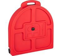 Meinl Cymbals Carro Duro Profesional para platillos de 22 Pulgadas con separadores de Espuma, Ruedas, Mango retráctil, Capacidad para 9 platillos