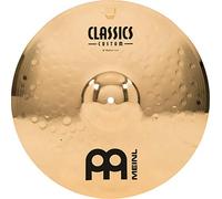 Meinl Cymbals Classics Custom Brilliant Plato Crash Medium de 16 pulgadas (40,64cm) Platillos de Batería - Pareja - Bronce B12, Acabado Brillante (CC16MC-B)