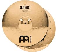Meinl Cymbals Classics Custom Brilliant Plato Hihat Medium de 14 pulgadas (35,56cm) Platillos de Batería - Pareja - Bronce B12, Acabado Brillante (CC14MH-B)