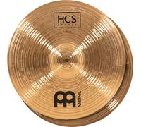 Meinl Cymbals HCS Bronze Plato Hihat de 15 pulgadas (38,10cm) Platillos de Batería - Pareja - Bronce B8, Acabado Tradicional (HCSB15H)