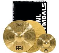 Meinl Cymbals HCS - Caja de platillos para batería con Hihats Splash, fabricado en Alemania, latón duradero, CS1