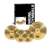 Meinl Cymbals HCS Complete Cymbal Set Pack - Juego de Platillos de Batería con 14 pulgadas Hihats, 16 Crash y 20 Ride - Latón, Acabado Tradicional (HCS141620)
