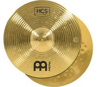 Meinl Cymbals HCS Plato Hihat de 13 pulgadas (33,02cm) Platillos de Batería - Pareja - Latón, Acabado Tradicional (HCS13H)