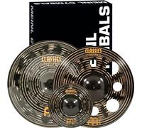 Meinl Cymbals Set de platillos Efectos Box Pack con 16" Trash Crash, 18" China, Plus Free 10" Splash - Classics Custom Dark - Made in Germany, Garantía de dos años, CCD-FX2