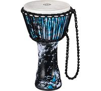 Meinl Djembe de viaje de percusión con carcasa y cabeza 100% sintéticas, prefabricado en China, tamaño de 10 pulgadas, afinación de cuerda, 2 años de garantía (PADJ8-M-F)