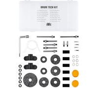 Meinl Drum Tech Kit - Caja Pack de Accesorios de Batería (46 piezas) con llave de afinación, fieltros de platillo, tornillos, apagadores de gel Drum honey y más (MDTK)