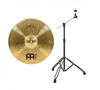 Meinl HCS 14 Crash Cymbal & Gear4music Boom Arm Stand Black