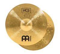 Meinl Cymbals HCS Plato Hihat de 14 pulgadas (35,56cm) Platillos de Batería - Pareja - Latón, Acabado Tradicional (HCS14H)