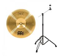 Meinl HCS 16 China Cymbal & Gear4music Boom Arm Stand Black