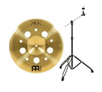 Meinl HCS 16 Trash China Cymbal & Gear4music Boom Arm Stand Black