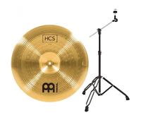 Meinl HCS 18 China Cymbal & Gear4music Boom Arm Stand Black